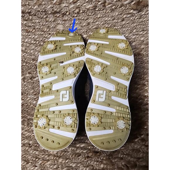 FootJoy Golf Shoes Hyperflex BOA Wrapid Men’s Size 8M Navy White Stratofoam main image 5